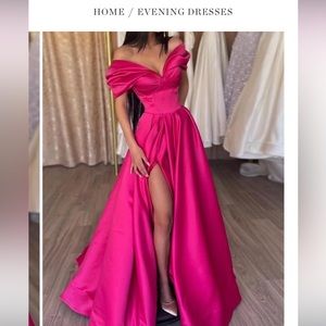 A-Line/Princess Satin Ruffles Off-the-Shoulder Sleeveless Sweep/Brush Train